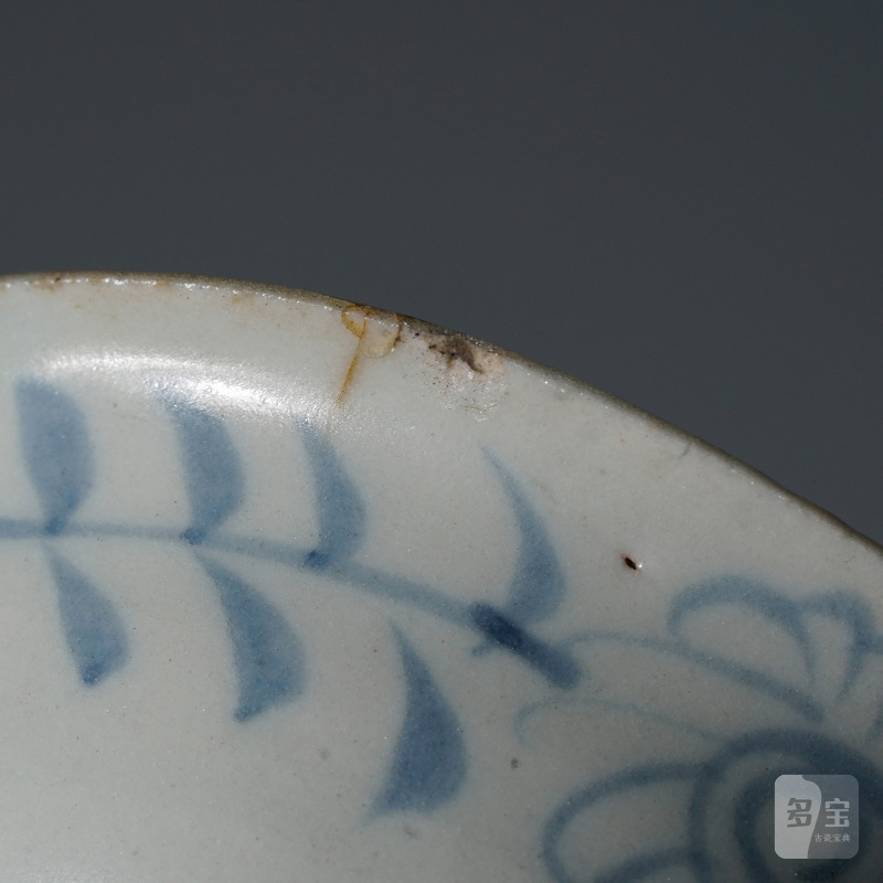 元 青花折枝花卉纹小杯 - 图10